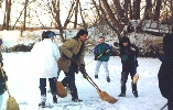 Broom hockey