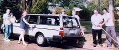 A fund raising carwash