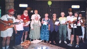 Our choir at the Community Car picnic