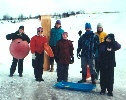 Sledding party